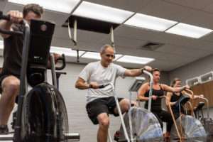 group exercise bike class